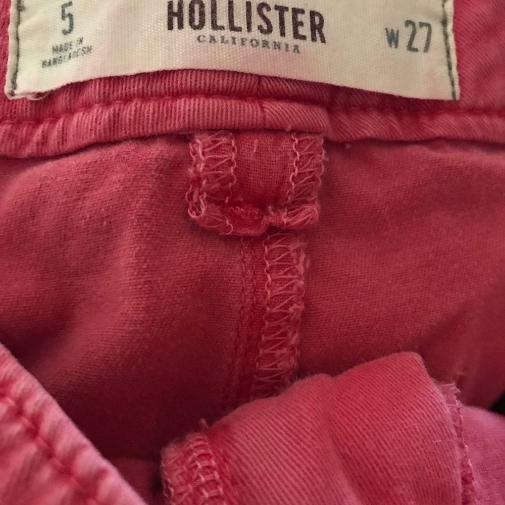 Hollister Faded Red Shorts. - Picture 2 of 2